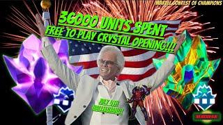 #MCOC Sinister Sentinel Sideshow July 4 Crystal Opening: Let's Spend 36000 Units Super CEO Champ