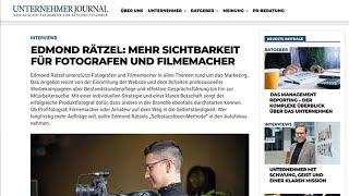 UnternehmerJournal - Edmond Rätzel in der Presse