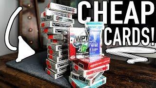 Finding HIGH QUALITY playing cards for CHEAP!!