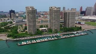 Riverfront Towers, Downtown Detroit (Jul2021)