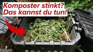 Komposter stinkt - 4 mögliche Ursachen [und was du dagegen tun kannst!]