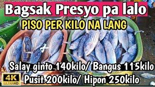 Yellow fin tuna 100kilo/Salay Ginto140kilo/ Tambakol70kilo#fishport#fish#malabon #navotas#abscbnnews