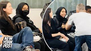 Disturbing, viral video shows man harass Muslim woman wearing hijab at airport