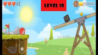 Red ball 4 level 10 game/kids game  #kidsgameshowtv #oddmangames #redball4#tapgameplay #technogamerz