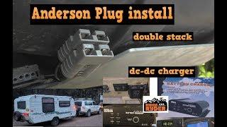 Caravan dc dc charger - vehicle anderson plug install