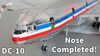 LEGO American Airlines DC-10! The Nose Is Done!