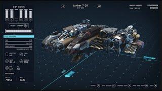 Azzy Builds STARFIELD Junker ship step by step guide