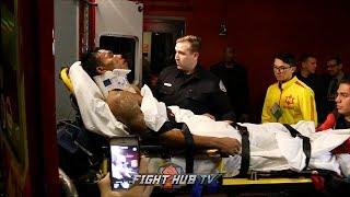 TEWA KIRAM CARRIED OUT IN STRETCHER & TAKEN IN AMBULANCE AFTER BEING KO'D BY LUCAS MATTYHSSE!