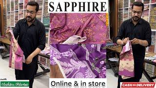 Sapphire Lawn 2024 | super wholesale price | Hashim Fabrics