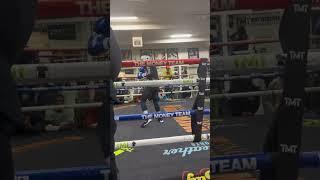 46 year old Floyd Mayweather SPARRING at the gym… 