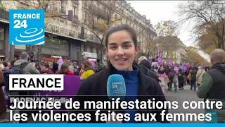 France : manifestations contre les violences faites aux femmes • FRANCE 24