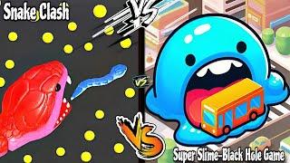 Snake Clash.iO VS Super Slime - Black Hole Game Comparison What Game Do You Enjoy?#48