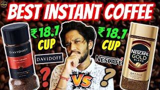 Finding Best INSTANT COFFEE In India! DAVIDOFF vs NESCAFE vs BEVZILLA vs SLEEPY OWL Review