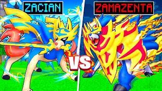 ZACIAN Vs ZAMAZENTA In Minecraft PIXELMON! (Pokémon Mod)