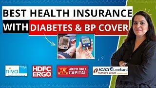 Best Health Insurance Plans with BP & DIABETES COVER | Top 4 Health Insurance | Gurleen Kaur Tikku