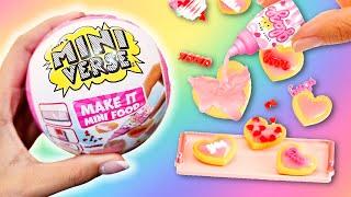 MAKING *MORE* MINI FOOD! MiniVerse Make It Mini Valentine's Day Series!