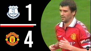 Everton v Manchester United | Cole, Yorke and Blomqvist score | Highlights | 1998/1999