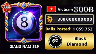 Coins 300 000 000 000  Level 999 Balls Potted 1000000 Venice 8 ball pool