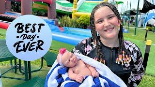 WATER PARK FUN IN FIJI WITH SILICONE BABY MIMI