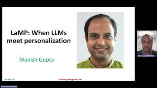LaMP: Personalization Benchmark for LLMs
