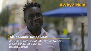 WhyZicklin: Meet our Faculty with Alain Claude Tambe Ebot, Assistant Professor of Info Systems