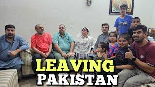 Last Day in Pakistan Adnan Bhai Or sab Family Emotional  Ho Geye l Airport Per rush Or Tofani Barish