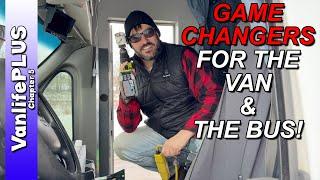 GAME CHANGERS for the Van AND The Bus! - Winter Vanlife