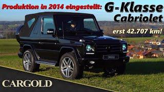 Mercedes G320 CDI Cabriolet, 2008, seit 10 Jahren ohne Nachfolger! G-Klasse Rarität - erst 42.707 km