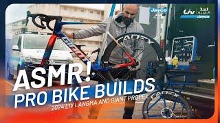 ASMR 2024 PRO BIKE BUILDS | Giant Propel Advanced SL and Liv Langma Advanced SL Disc