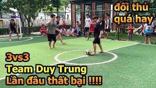 Thử Thách Bóng Đá 3vs3 Team Duy Trung , neymar nhí so tài cầu thủ nhí Việt Nam trọng tài Đỗ Kim Phúc