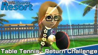 Wii Sports Resort - Table Tennis - Return Challenge