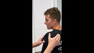 Chiropractor SHOCKED  By How Loud His Shoulder GRINDS & Clicks! #shorts
