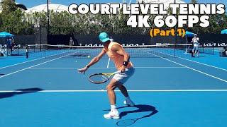 Rafael Nadal Court Level Practice Part 1 | Groundstrokes 2022 Australian Open (4K 60FPS)