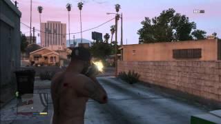 GTA V Gang Shootout in the hood