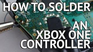 How to Solder Xbox One Controllers, Consoles, Rumble Motors, Buttons, etc.