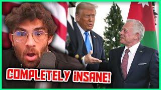 Trump's New "Plan" For The Middle East Is UNHINGED | Hasanabi Reacts