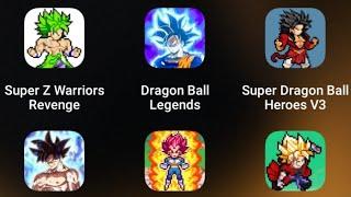 Super Z Warriors Revenge,Dragon Ball Legends,Super Dragon Ball Heroes V3,Super Black,DBZ Infinity