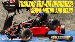 TRX-4M Upgrades - REEFS 55Micro Servo, Injora 180 Pro Motor, and Underdrive Transmission Gears