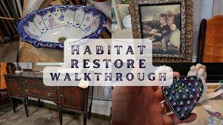 Habitat ReStore ~ Artwork, Vintage Furniture & MORE!! #shopping #thrifting #vintage #deals