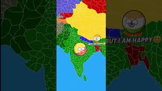 What if India and Bhutan switch places #countryballs