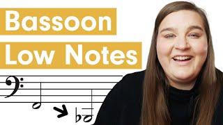 How to Play Low Notes on Bassoon (and Make Them In Tune!)