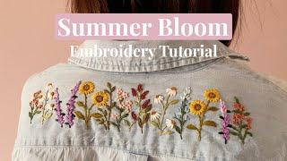 Summer Bloom: Embroidery Tutorial
