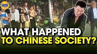 China's economy is facing collapse, people are becoming more violent, and there are more incidents