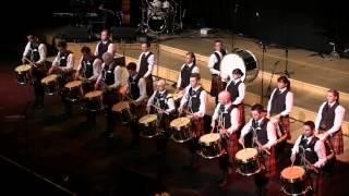 Glasgow 2013 - Strathclyde Police Pipe Band - Drum Salute