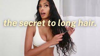INDIAN HAIR GROWTH SECRETS / my weekly Ayurvedic routine for long, healthy, shiny hair FAST🪴