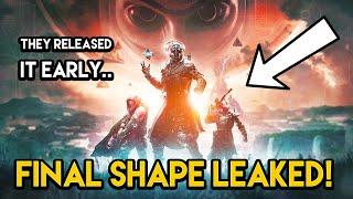 Destiny 2 - The Final Shape Just Leaked.. Everything