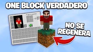 VERDADERO ONEBLOCK | EL RETO MÁS DIFICIL DE MINECRAFT