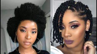 9 coiffures pour cheveux crépus courts à mi-longs