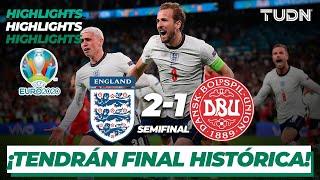 Highlights | Inglaterra 2-1 Dinamarca | UEFA Euro 2020 | Semifinal | TUDN