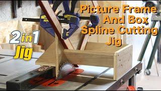 How to make a Spline Cutting Jig! DIY (2 in 1 Picture frames and boxes)